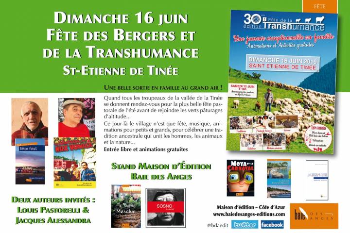 Baie des Ange Editions à la Fête de la Transhumance
