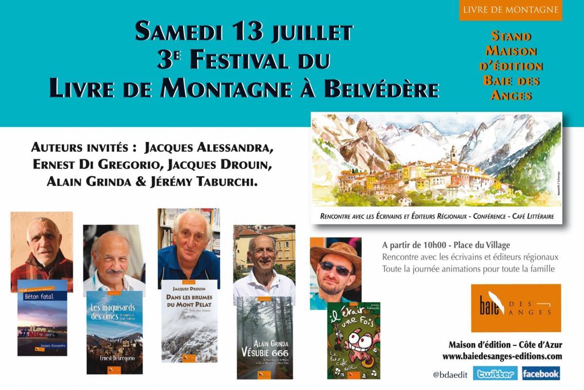 3ème Festival du Livre de Montagne à Belvédère