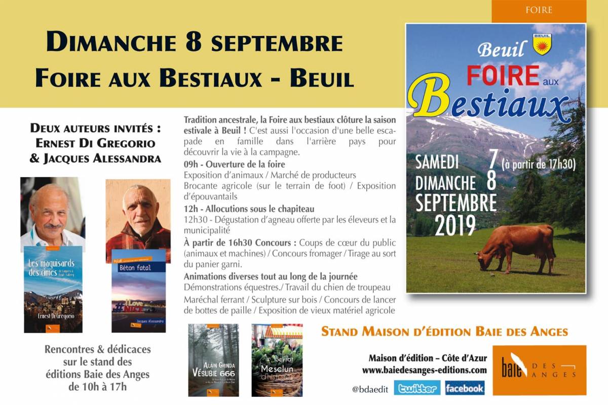 Ernest di Gregorio et Jacques Alessandra à la Foire aux Bestiaux