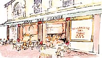 Le Di Yar (ex Café des Fleurs). Brasserie, Tabac. Vieux-Nice, Nice
