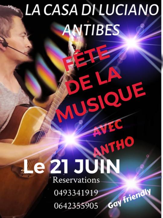 La casa di Luciano à l'heure d'été (et de la fête de la musique)