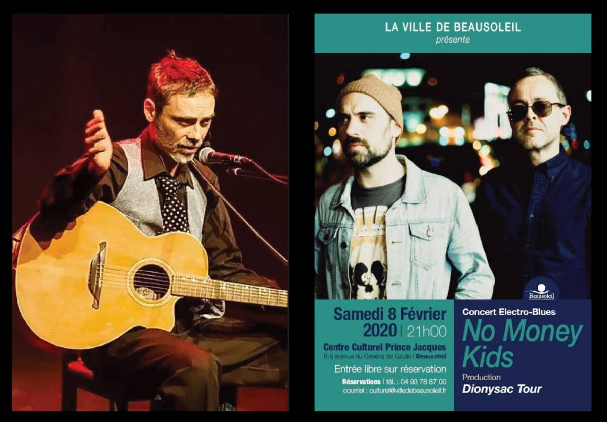 Exposition et concerts, Beausoleil à l'heure du Blues pour les grands et les petits !