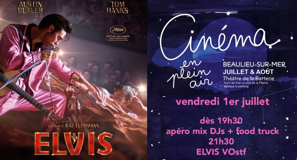 Lancement de la saison du cinéma plein air - Soirée spéciale avec DJs et foodtruck - Théâtre de la Batterie à Beaulieu-sur-Mer