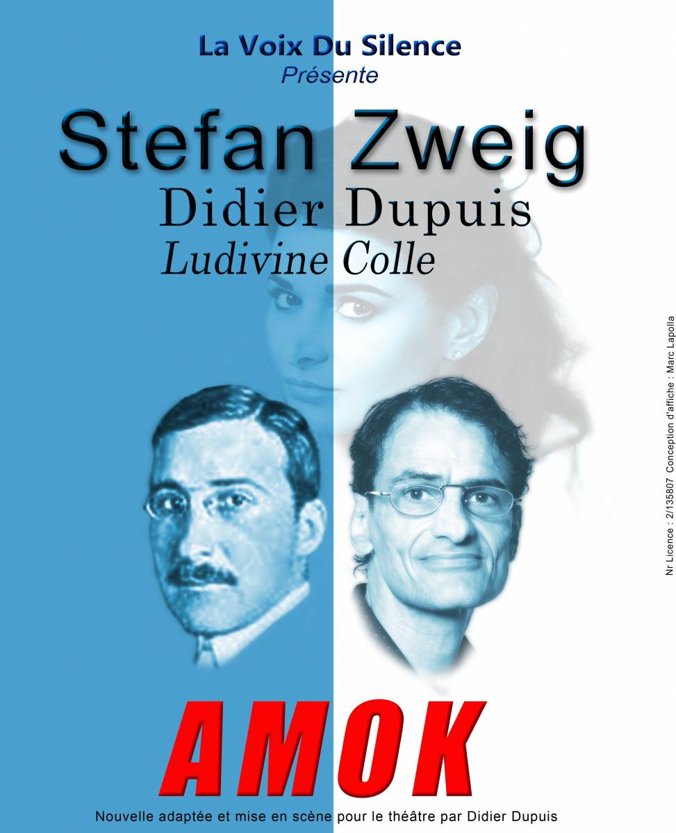 Didier Dupuis adapte Au théâtre «Amok» de Stefan Zweig