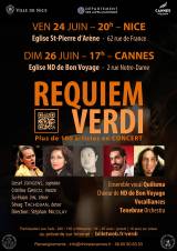 Requiem de verdi - Chœur Notre-Dame de Bon Voyage, Ensemble vocal Quilisma (Nice), Chœur de chambre Vocallianceset Tenebrae Orchestra 