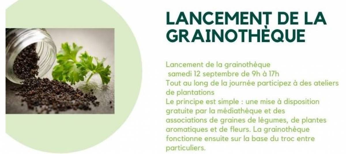 La Médiathèque de Vence lance "La grainothèque"