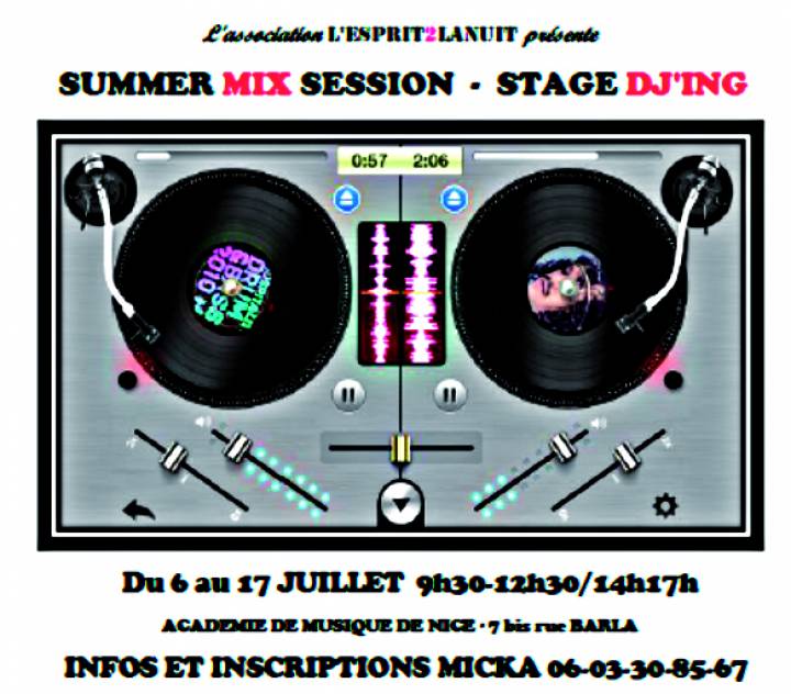 Cours de «DJing» L'ESPRIT 2 LA NUIT