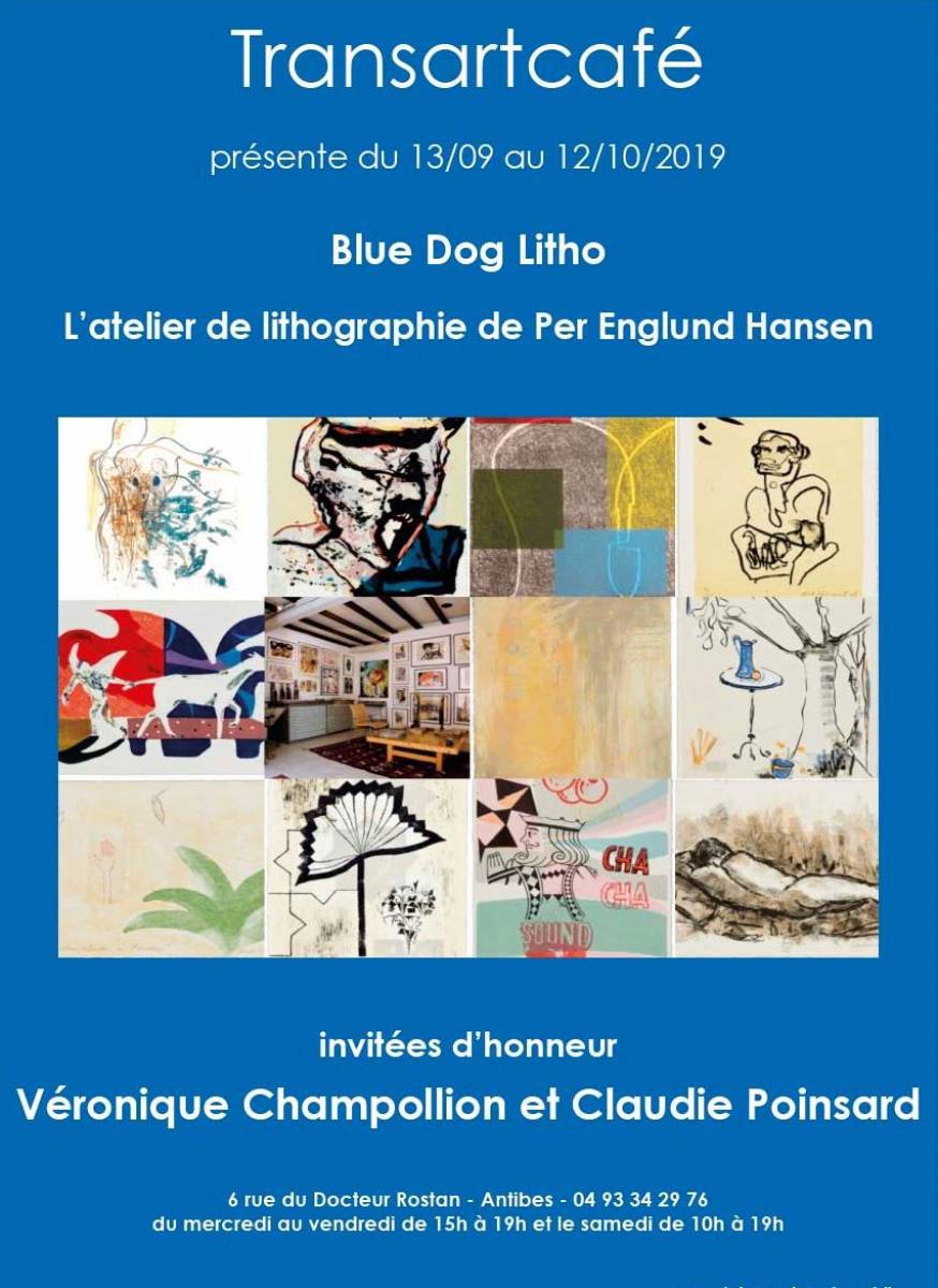 Coup de coeur, Expo Blue Dog Litho «Le mariage de l'art et de la pierre»