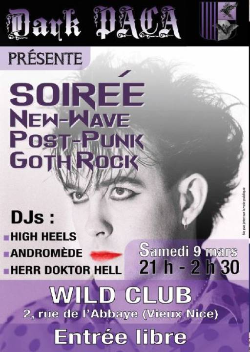 Soirée New wave - Post Punk - EBM-Gothic Rock